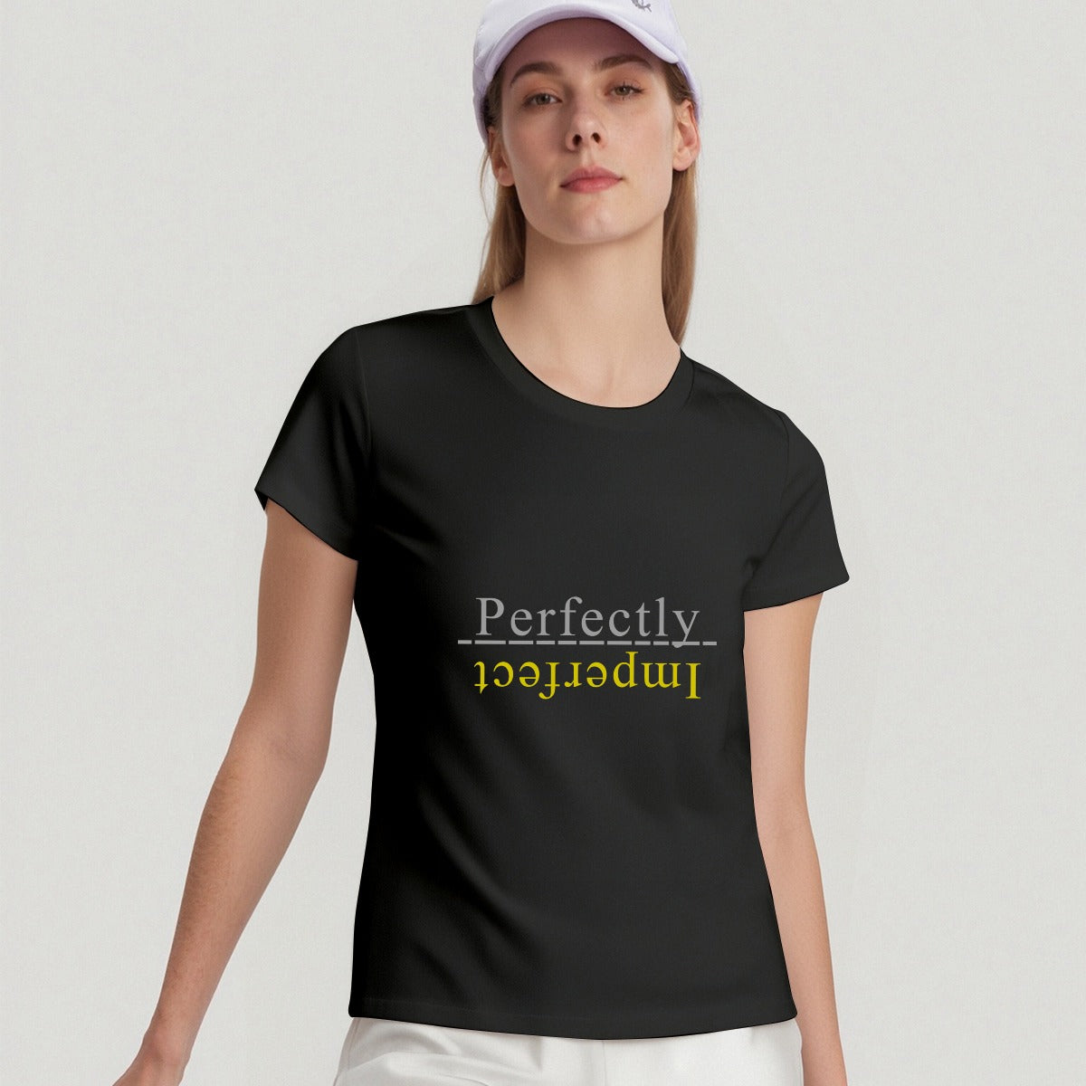 Women's Round-Neck Short-Sleeved T-Shirt For the USA|200GSM Cotton DTF