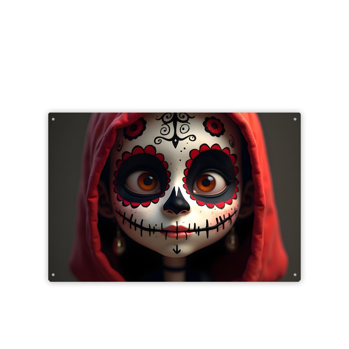 Rectangular Metal Hanging Painting For The USA 3:2