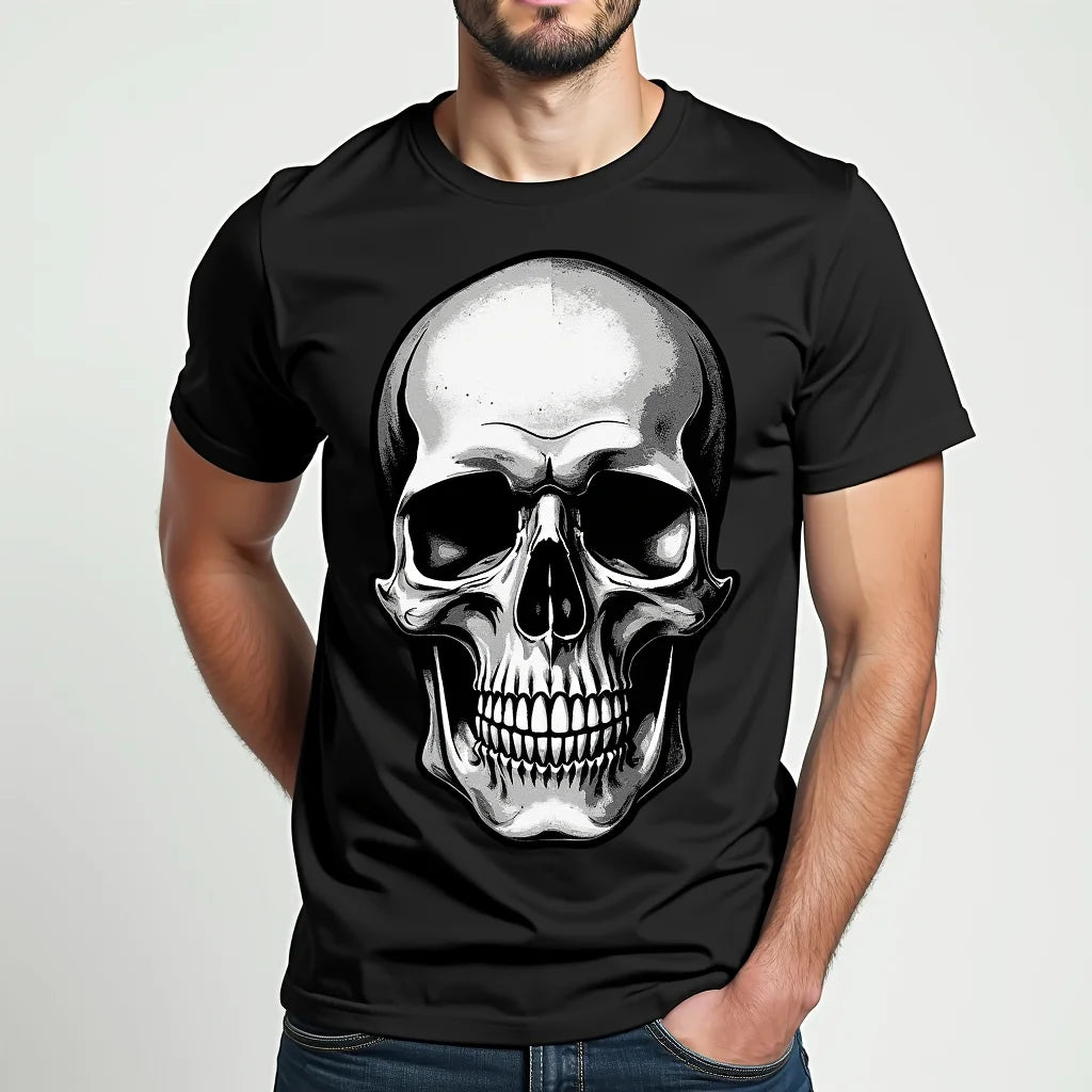 Skull Print T Shirts - Skull Print T-Shirts: Bold Style Without Compromise