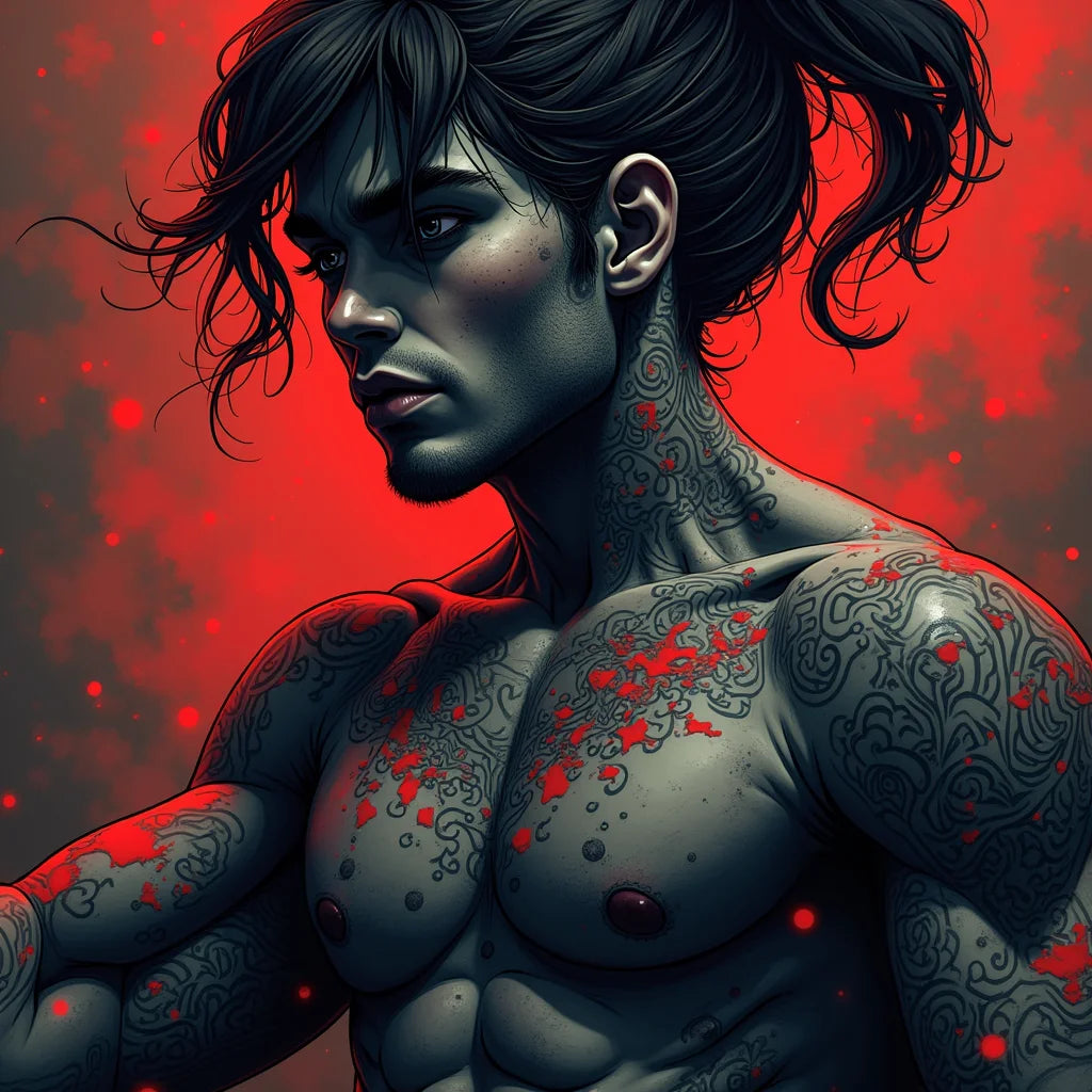Bold, Tattoo, Graphic, Design, AI Art, Unrealistic, - Bold Tattoo Graphic Design AI Art Unrealistic Visions