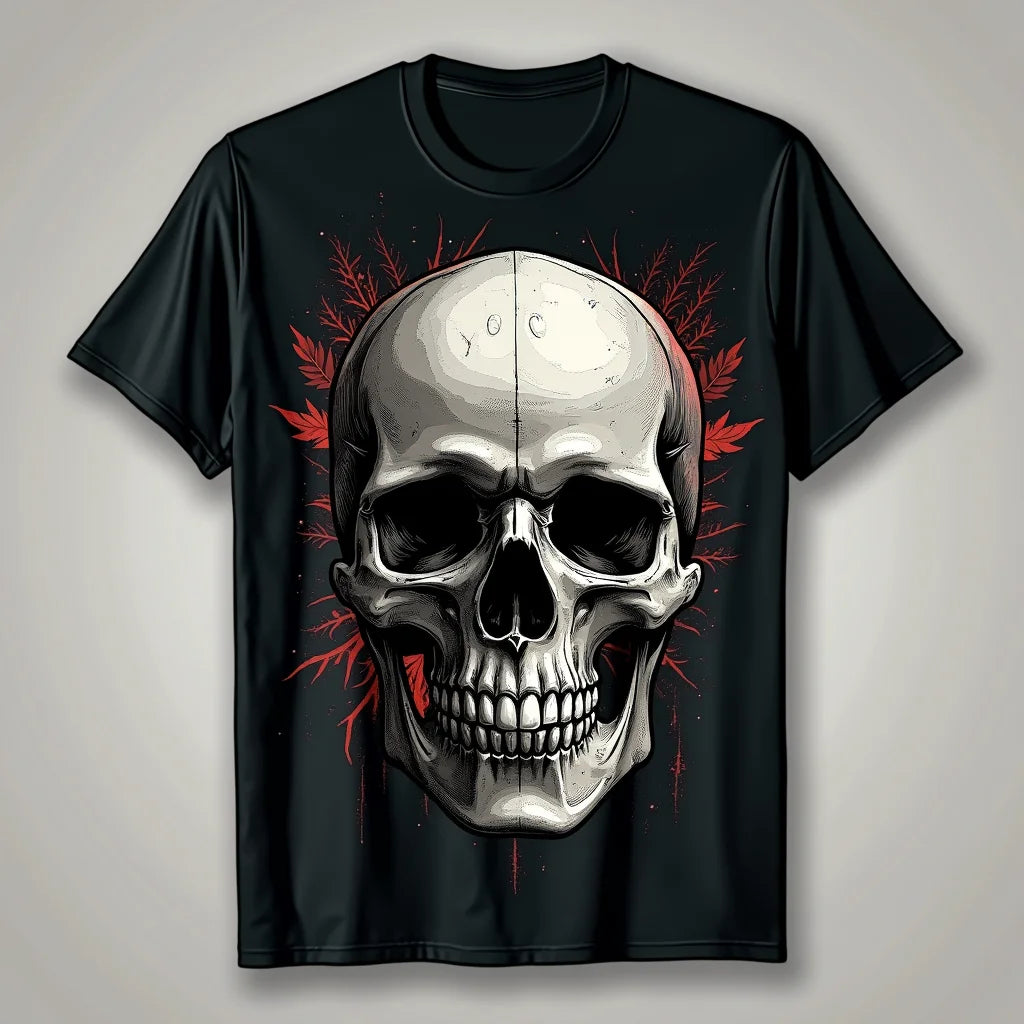 Skull Graphic T-shirt - Skull Graphic T-Shirts Bold Styles for Everyday Wear