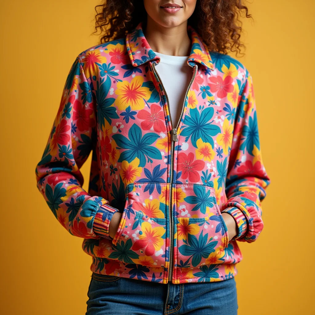 Vibrant All-over Prints - Vibrant All-Over Prints: Elevate Apparel with Bold Color