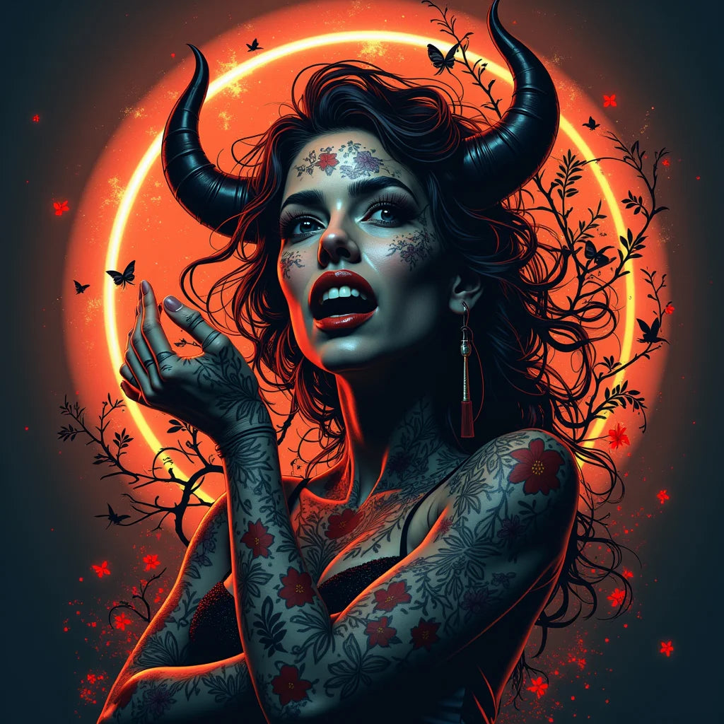 Bold, Tattoo, Graphic, Design, AI Art, Unrealistic, - Bold Tattoo Graphic Design with AI Art Unrealistic Visions