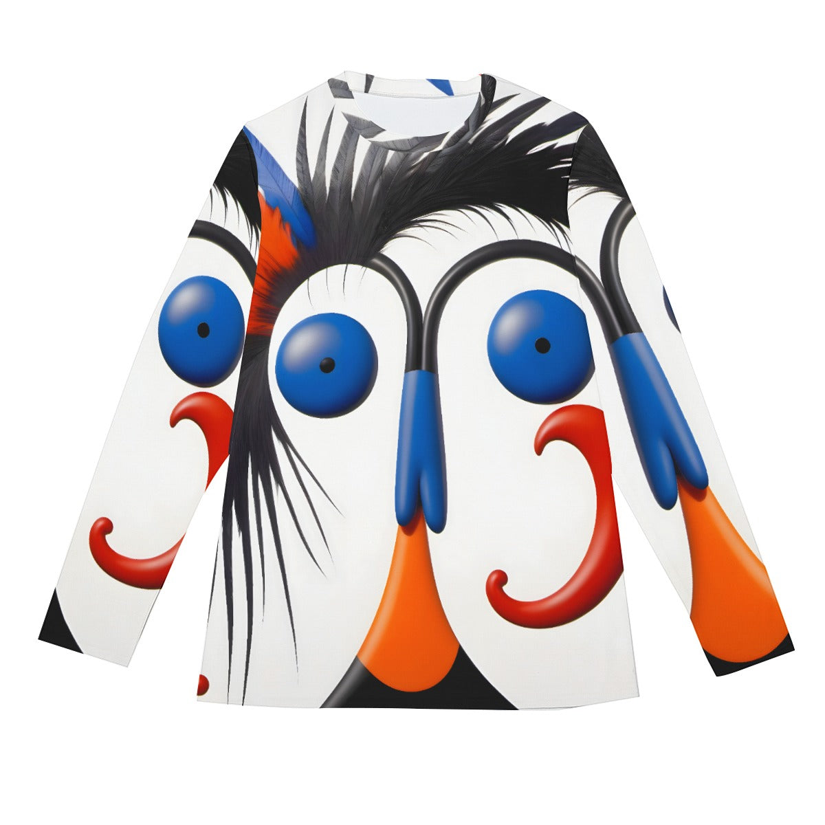 All-Over Print Long Sleeve T-Shirt | 190GSM Cotton