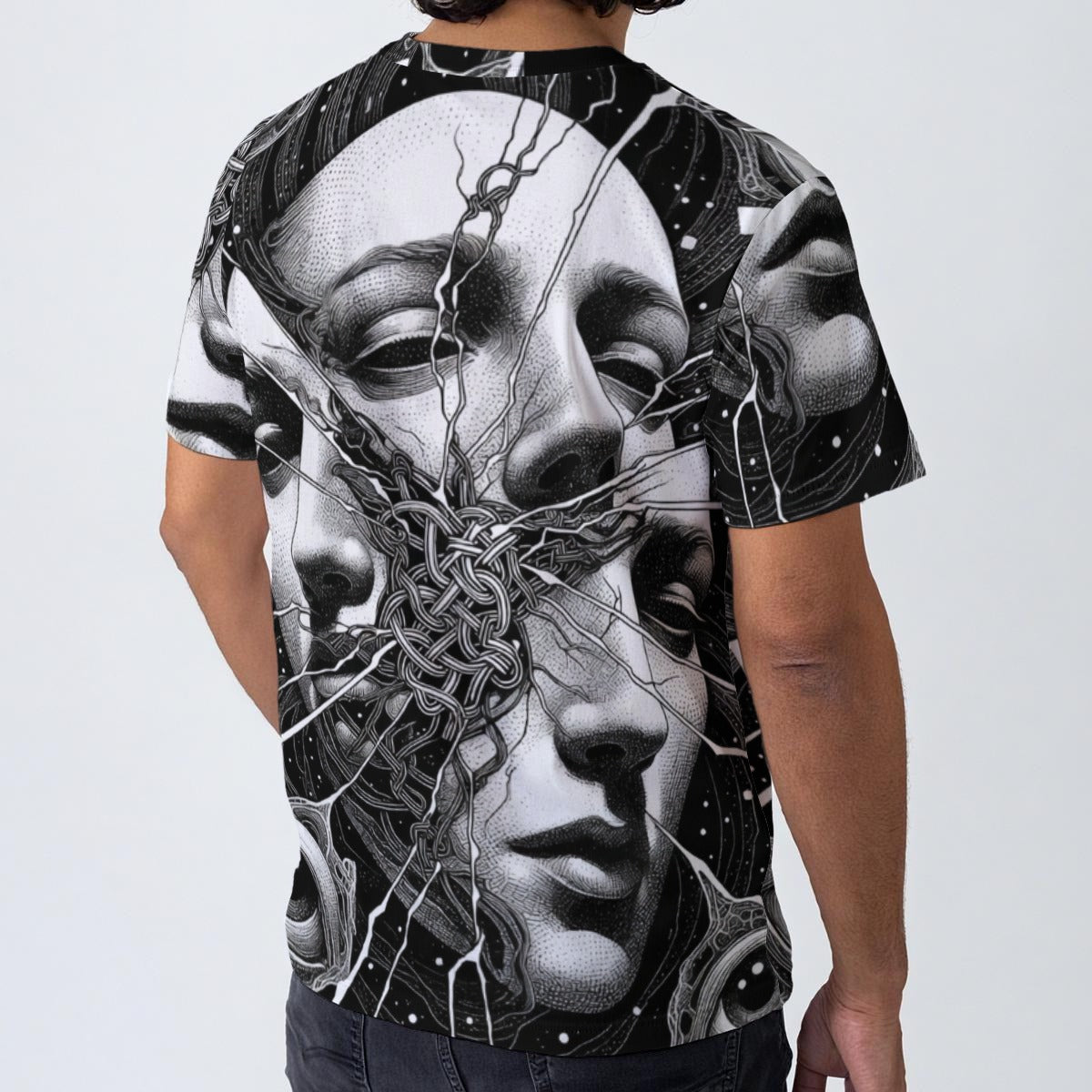 All-Over Print Men's O-Neck T-Shirt | 190GSM Cotton
