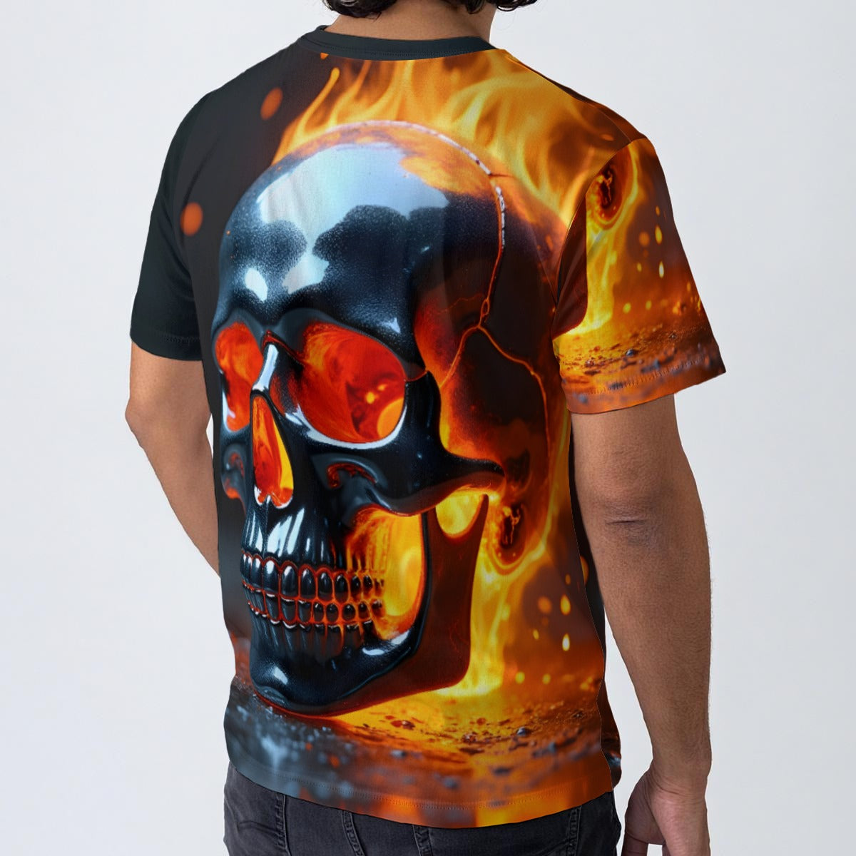 All-Over Print  O-Neck T-Shirt | 190GSM Cotton