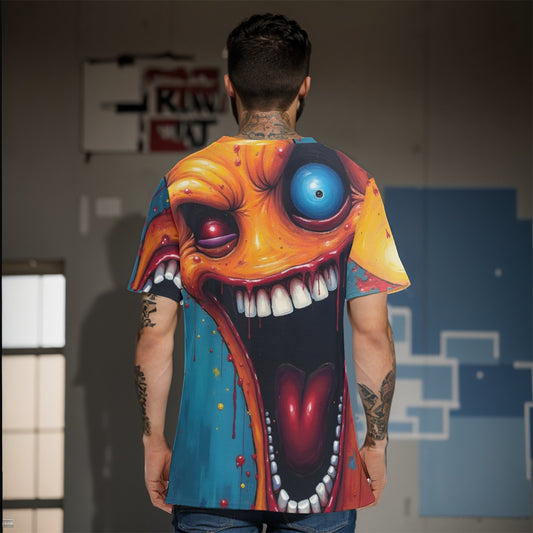 All-Over Print Men's O-Neck T-Shirt | 190GSM Cotton