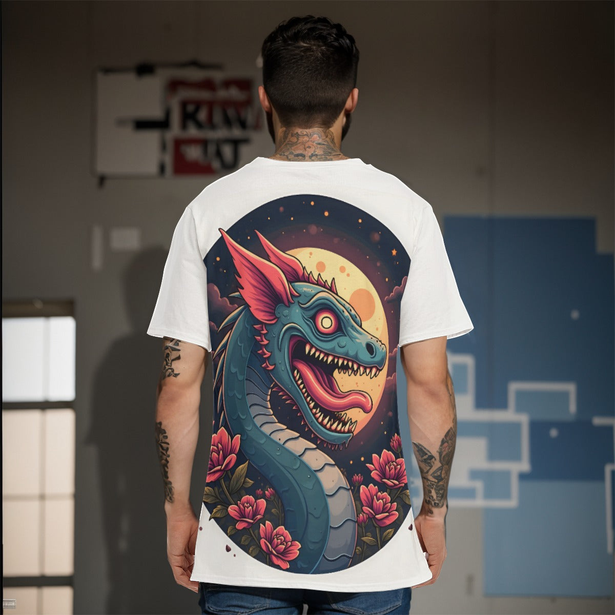 All-Over Print  T-Shirt | 190GSM Cotton