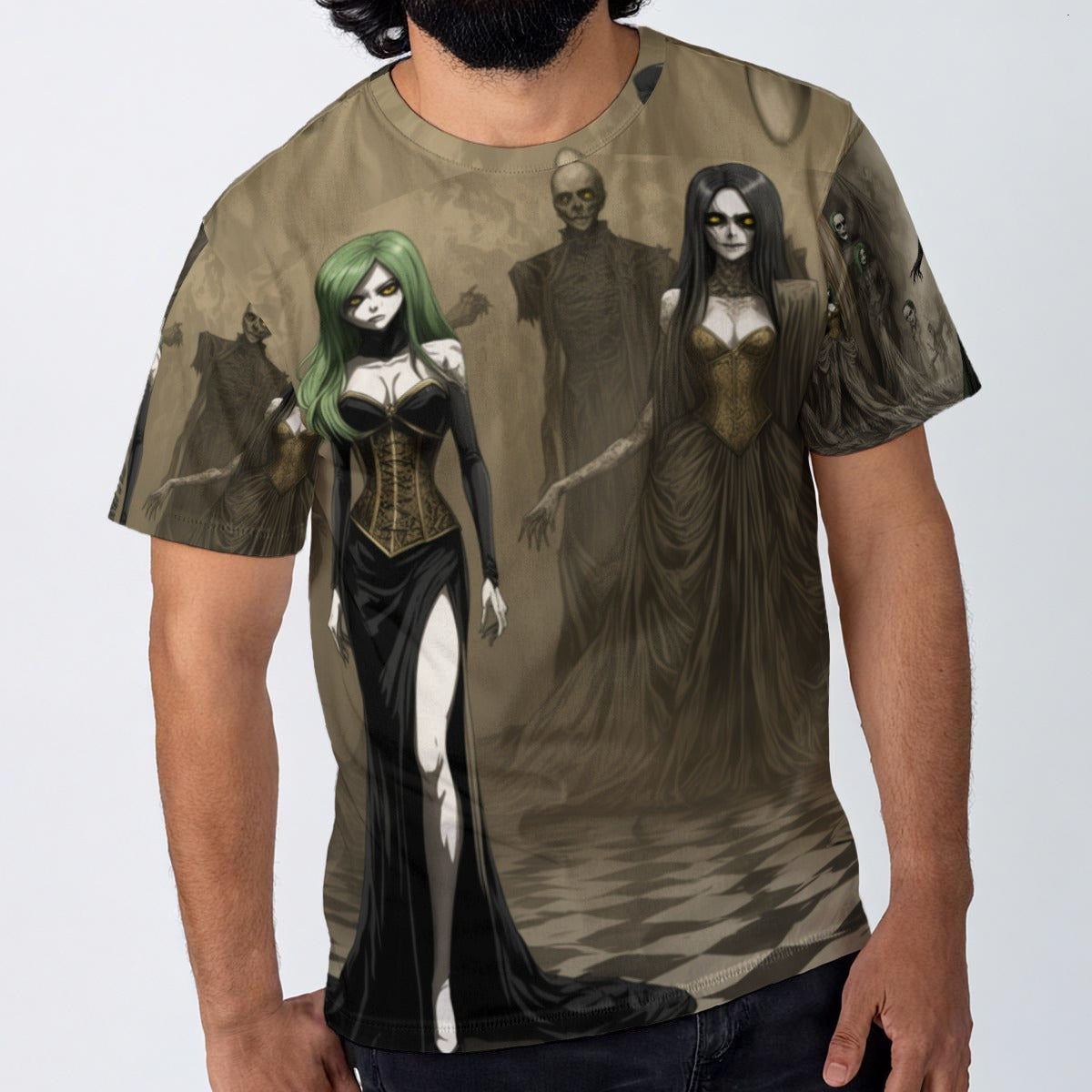 All-Over Print Men's O-Neck T-Shirt | 190GSM Cotton