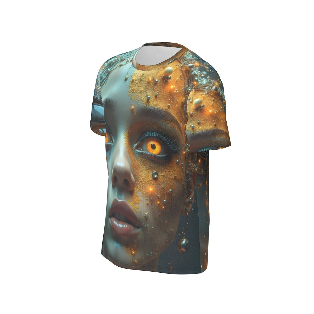 Crazy AI Designed Inked Clothing, Tattoo Art Apparel, Unique Print Shirt, Fashionable Wear, Digital Art Tee, Trendy Outfit, Gift For Him,   All-Over Print