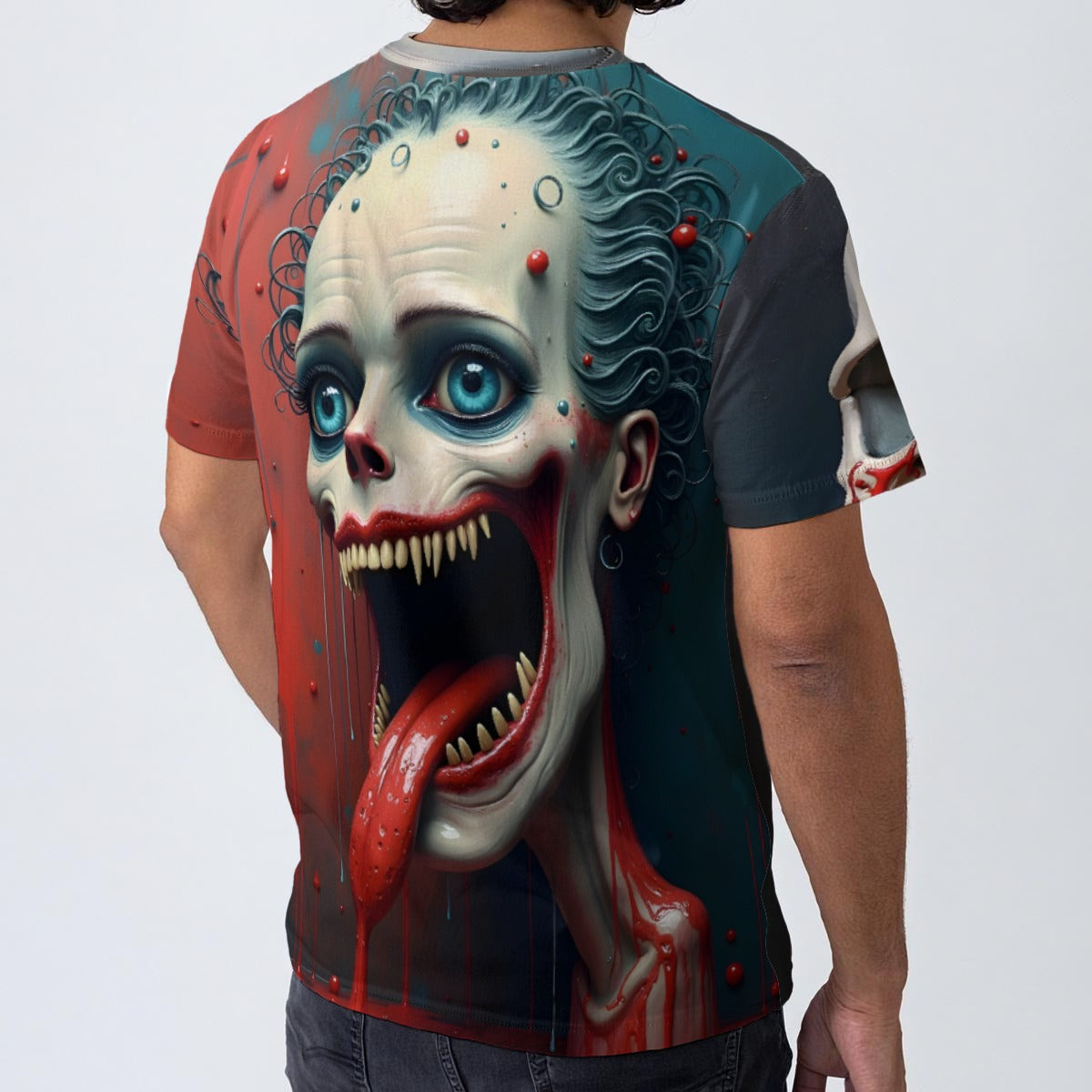 All-Over Print  Cotton T-Shirt