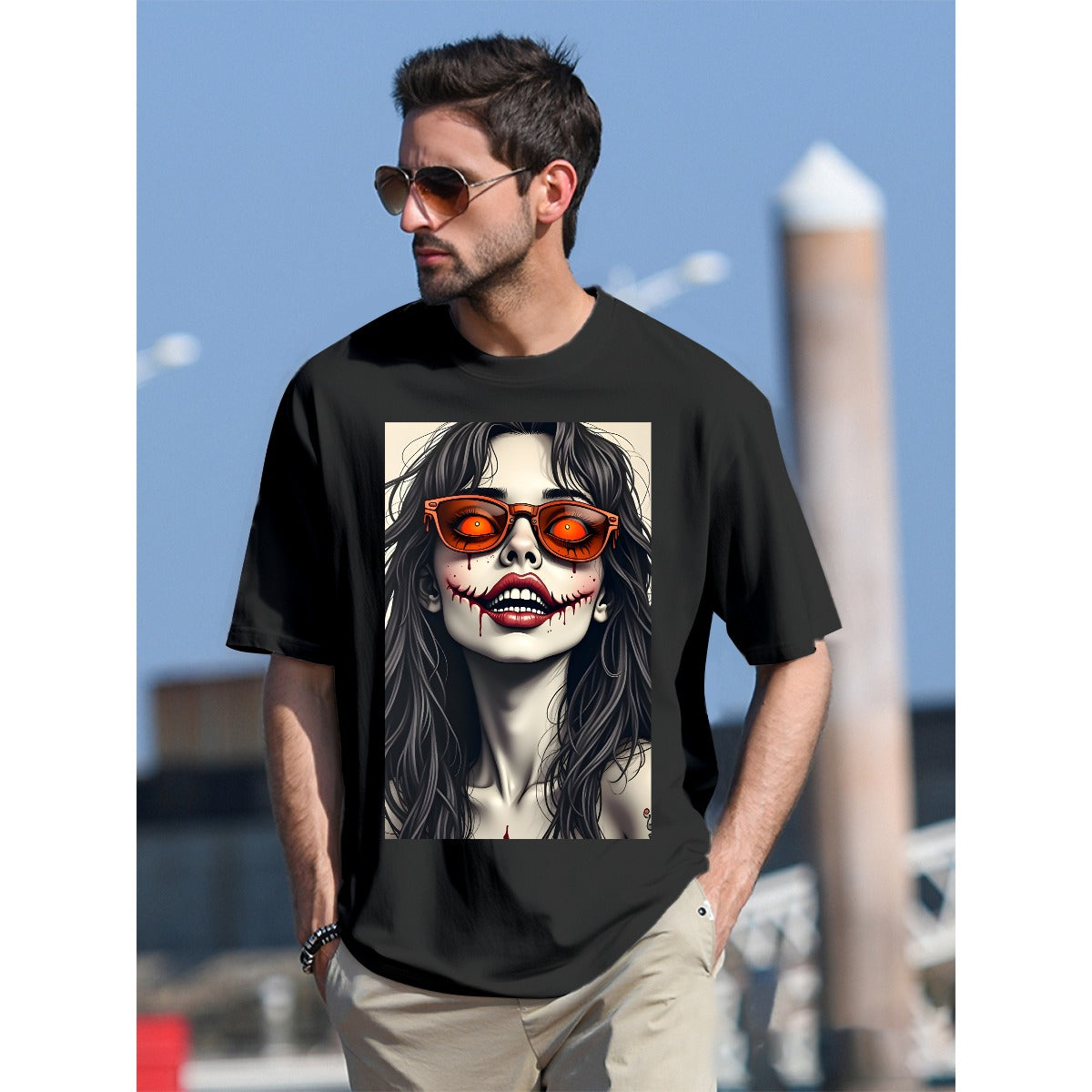 T-Shirt  For The USA|180GSM Front DTF