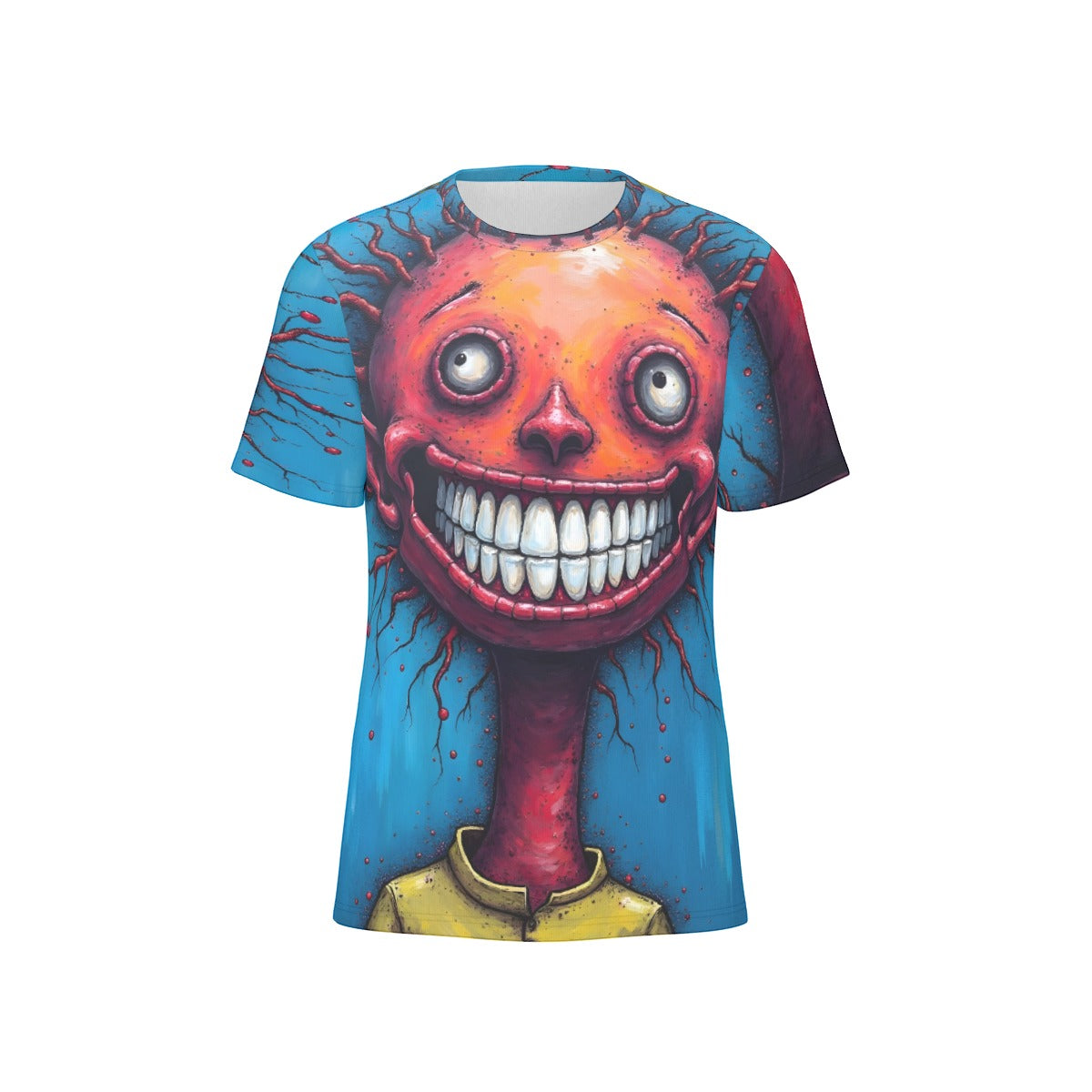 All-Over Print O-Neck T-Shirt | 190GSM Cotton