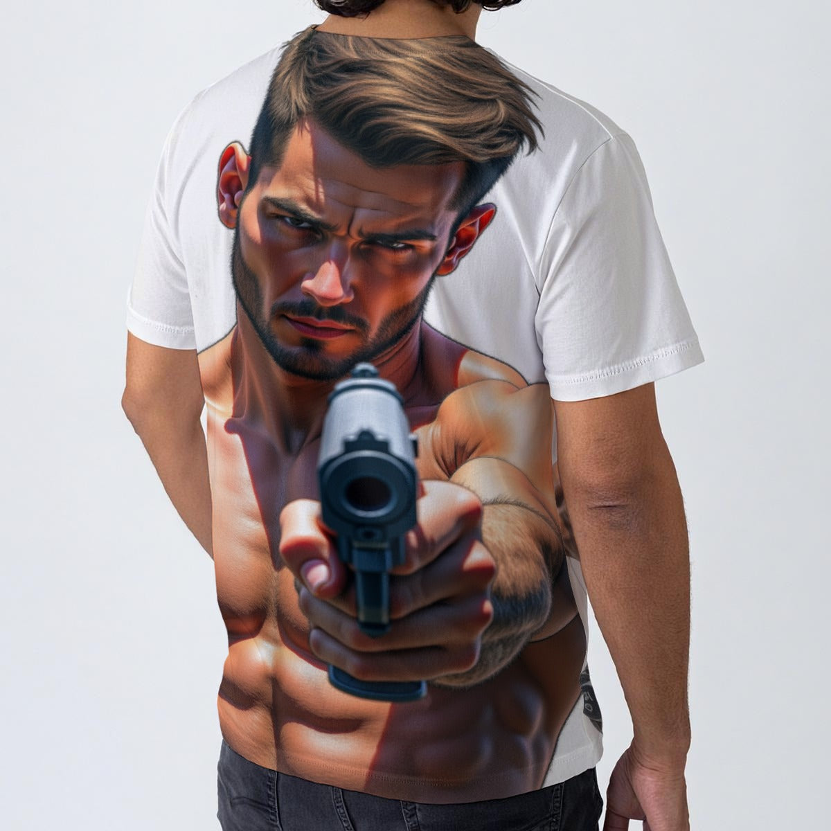 All-Over Print T-Shirt Cotton