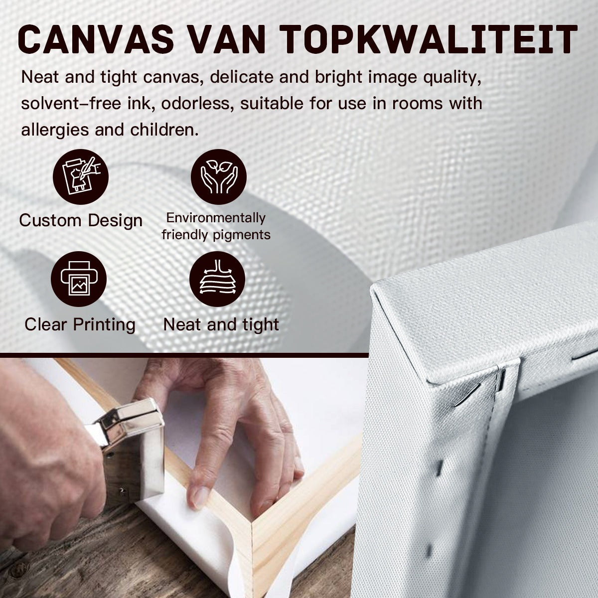 Framed Single-Piece Mural For The USA 3:2