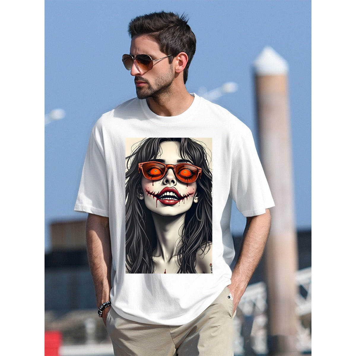 T-Shirt  For The USA|180GSM Front DTF