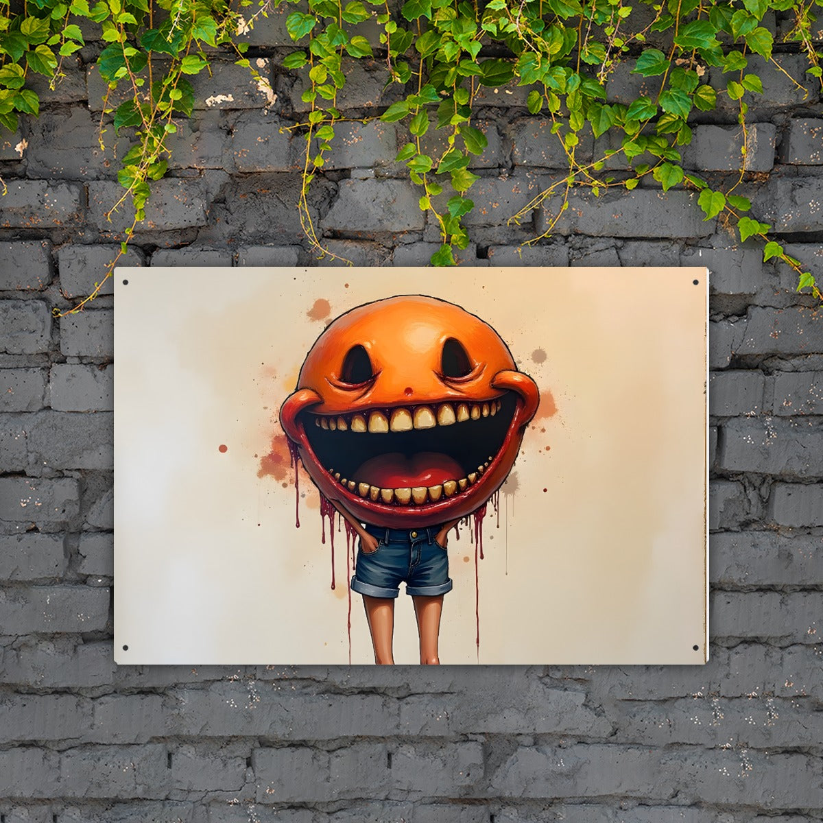 Rectangular Metal Hanging Painting For The USA 3:2