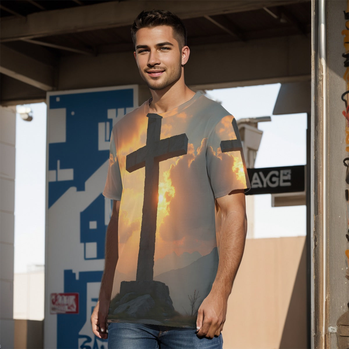 All-Over Print   O-Neck T-Shirt | 190GSM Cotton