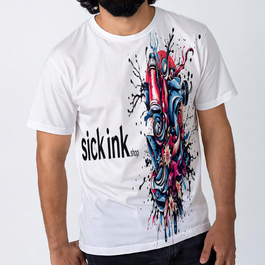 All-Over Print Men's O-Neck T-Shirt | 190GSM Cotton