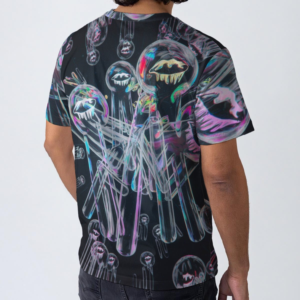 All-Over Print Men's O-Neck T-Shirt | 190GSM Cotton