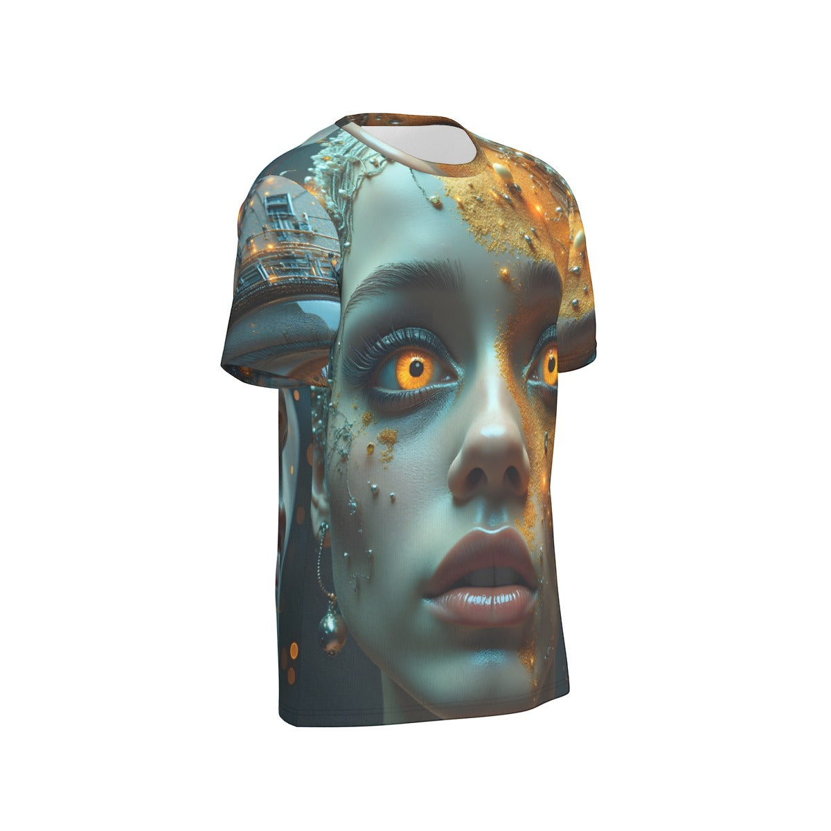 Crazy AI Designed Inked Clothing, Tattoo Art Apparel, Unique Print Shirt, Fashionable Wear, Digital Art Tee, Trendy Outfit, Gift For Him,   All-Over Print