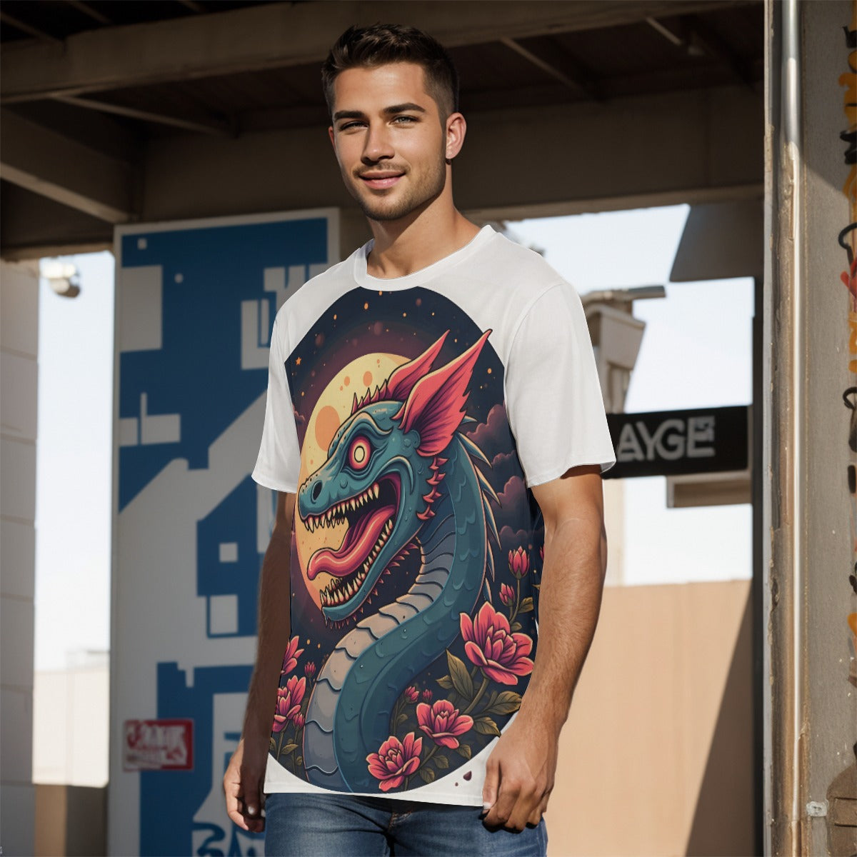 All-Over Print  T-Shirt | 190GSM Cotton