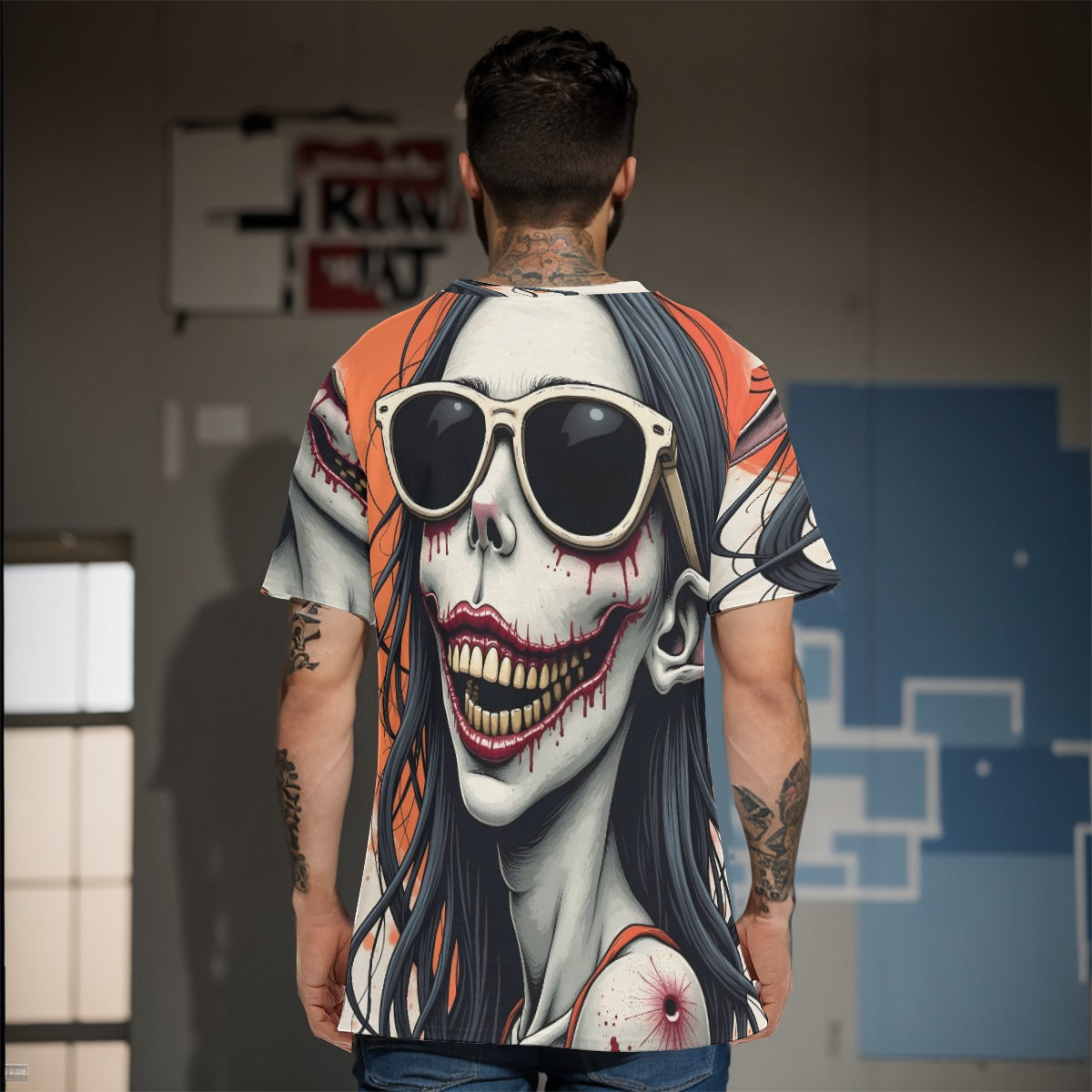 All-Over Print    O-Neck T-Shirt | 190GSM Cotton