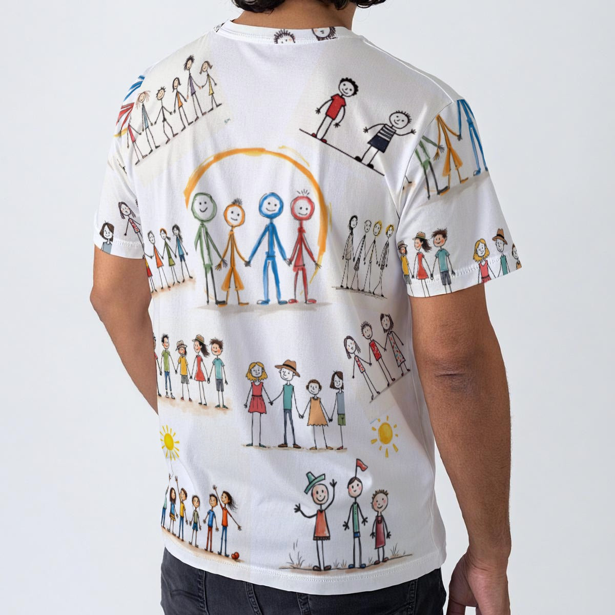 All-Over Print  Cotton T-Shirt