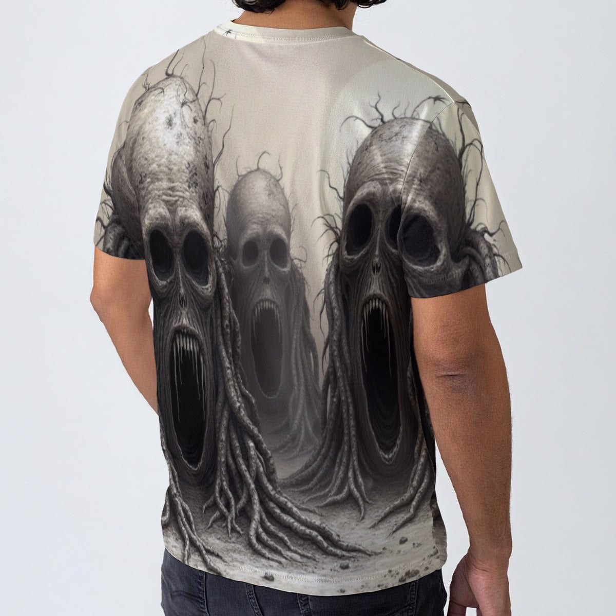 All-Over Print Men's O-Neck T-Shirt | 190GSM Cotton