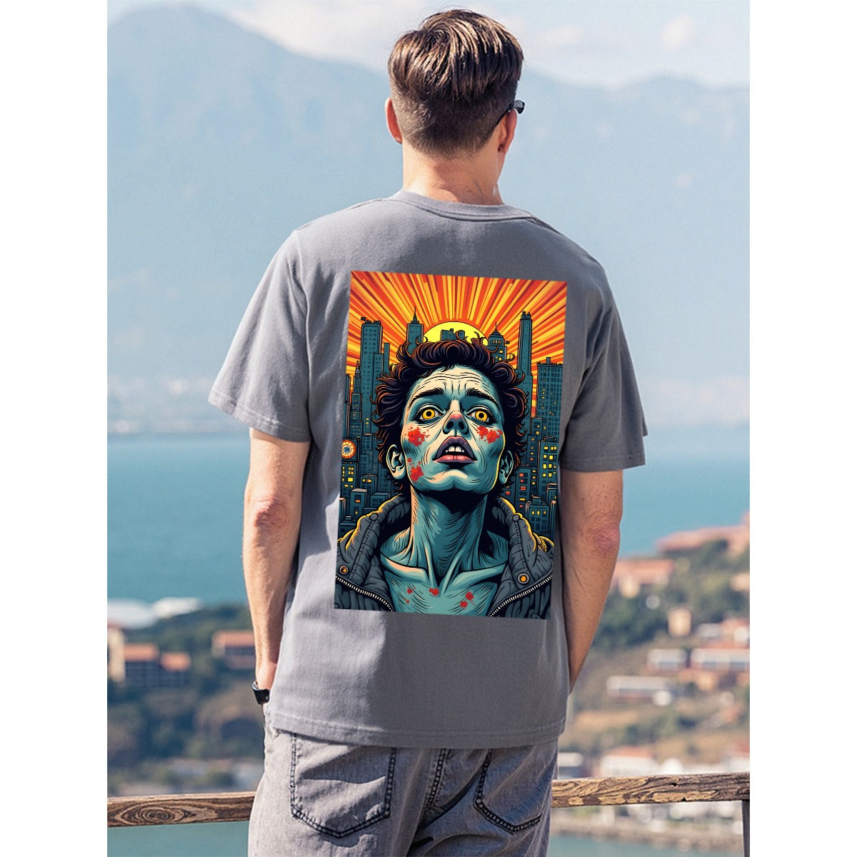 USA,    Digital Art, One of a Kind AI Image, Tattoo inspired design, inked clothing,