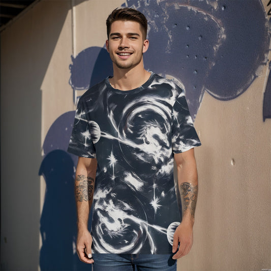 All-Over Print O-Neck T-Shirt | 190GSM Cotton