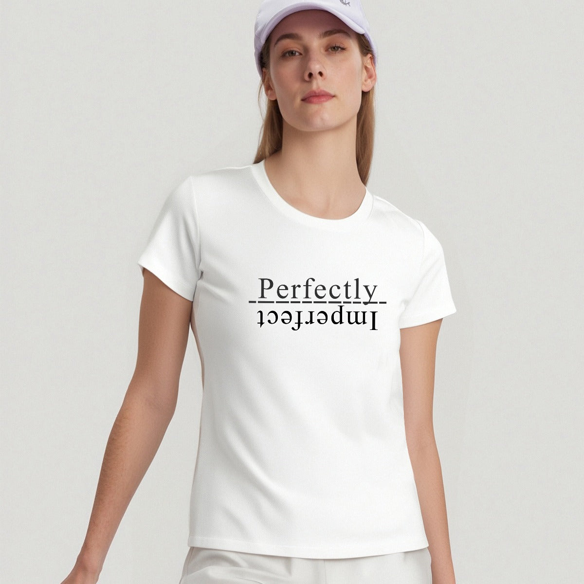 Women's Short-Sleeved Cotton T-Shirt USA