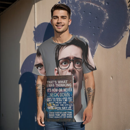 All-Over Print   O-Neck T-Shirt | 190GSM Cotton