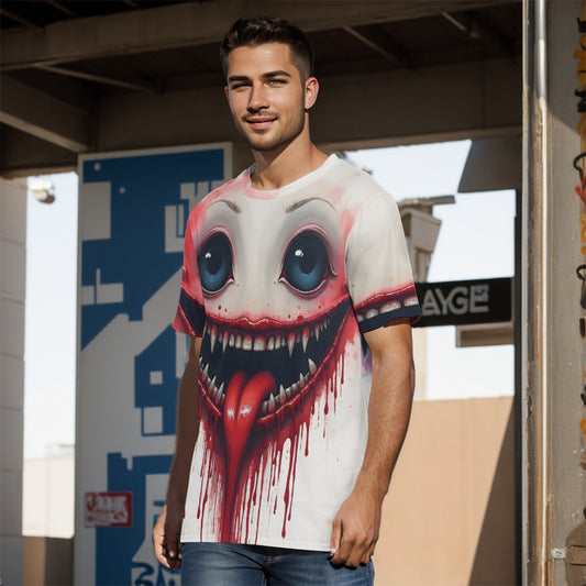 All-Over Print  T-Shirt  Cotton