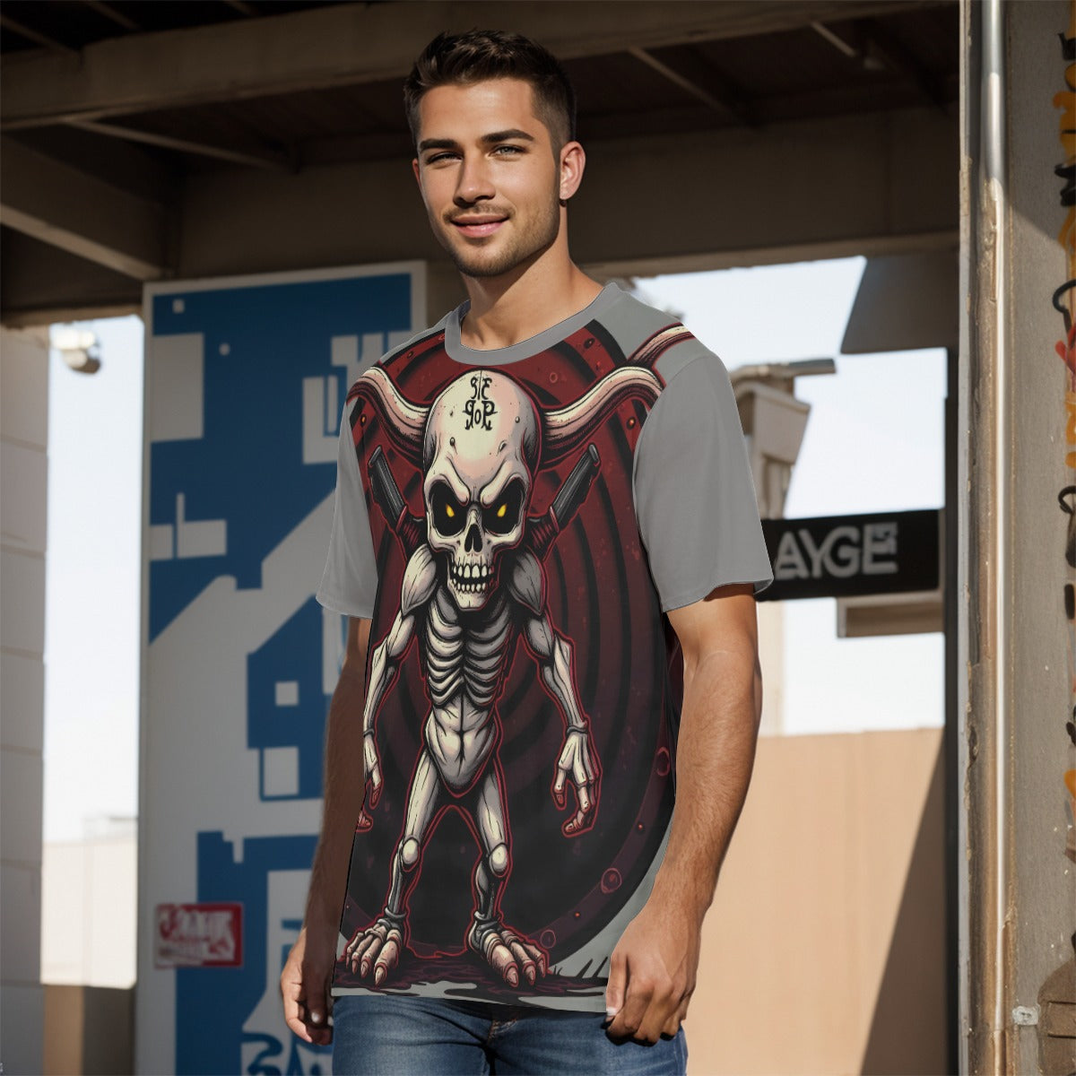 All-Over Print  T-Shirt Cotton