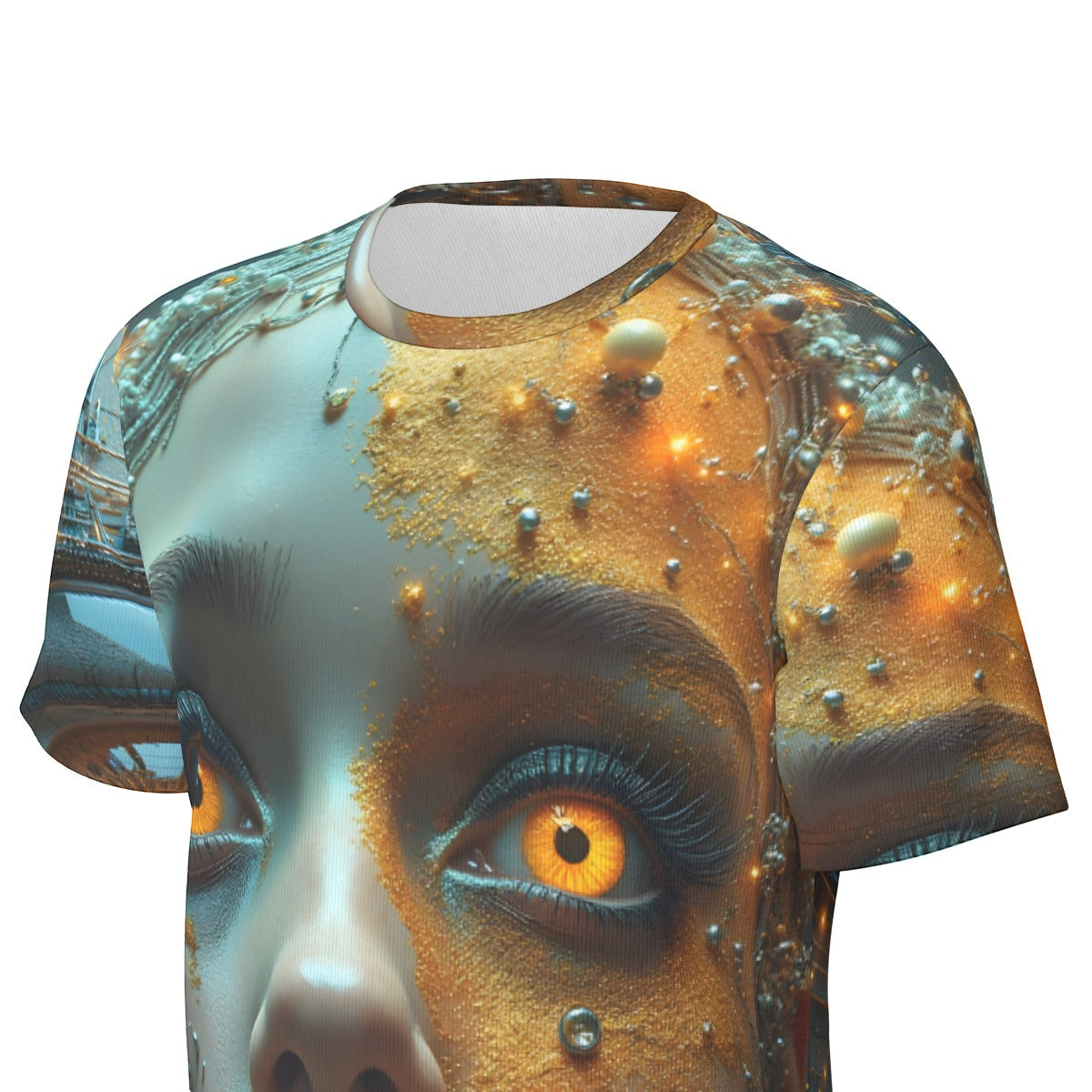 Crazy AI Designed Inked Clothing, Tattoo Art Apparel, Unique Print Shirt, Fashionable Wear, Digital Art Tee, Trendy Outfit, Gift For Him,   All-Over Print