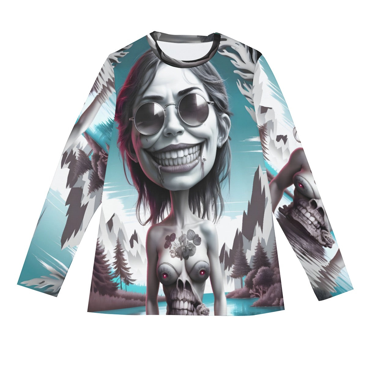 All-Over Print Long Sleeve T-Shirt | 190GSM Cotton