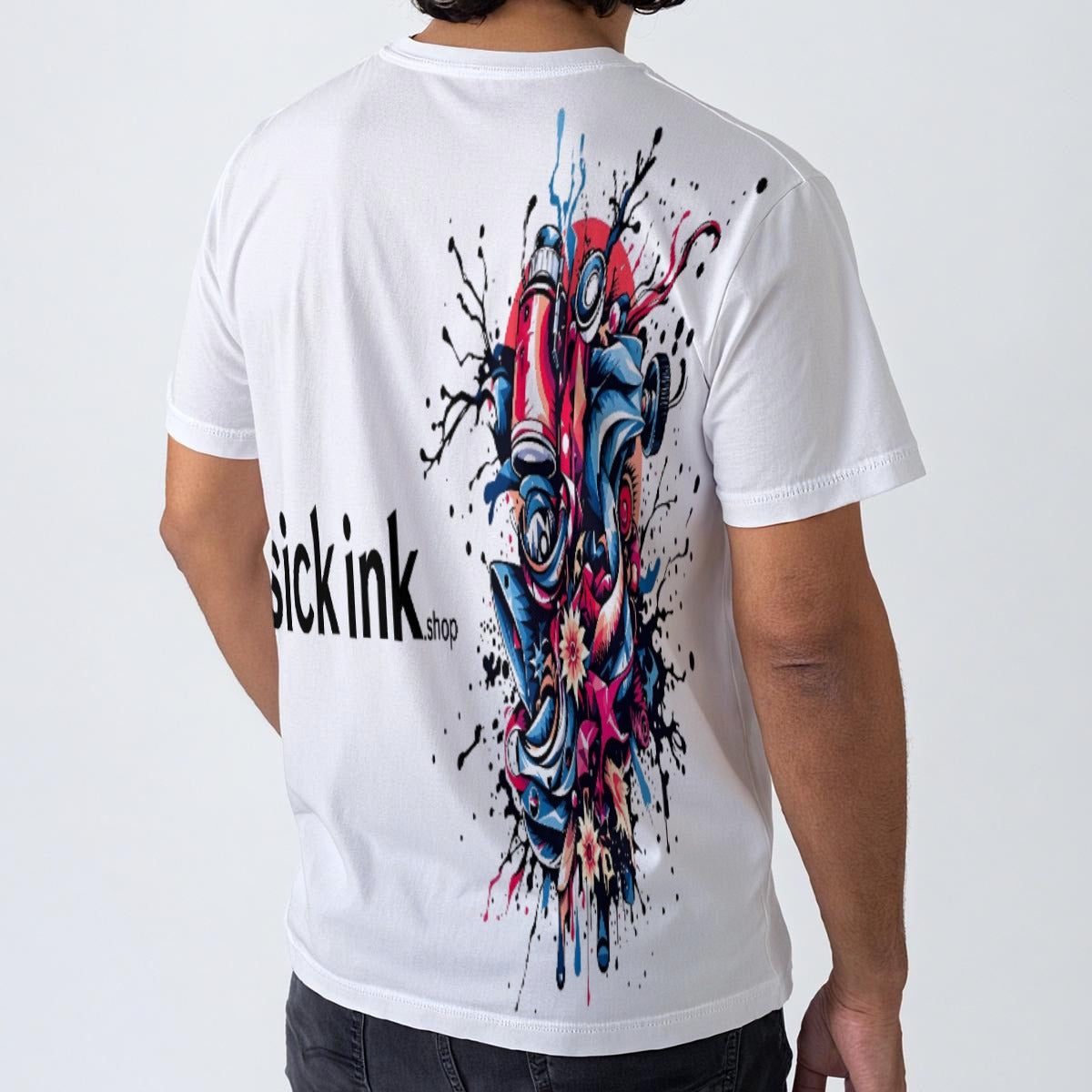 All-Over Print Men's O-Neck T-Shirt | 190GSM Cotton