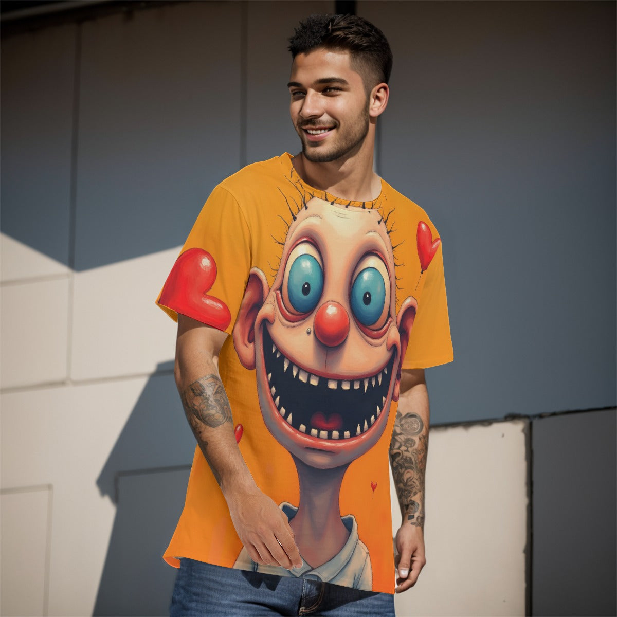 All-Over Print Men's O-Neck T-Shirt | 190GSM Cotton
