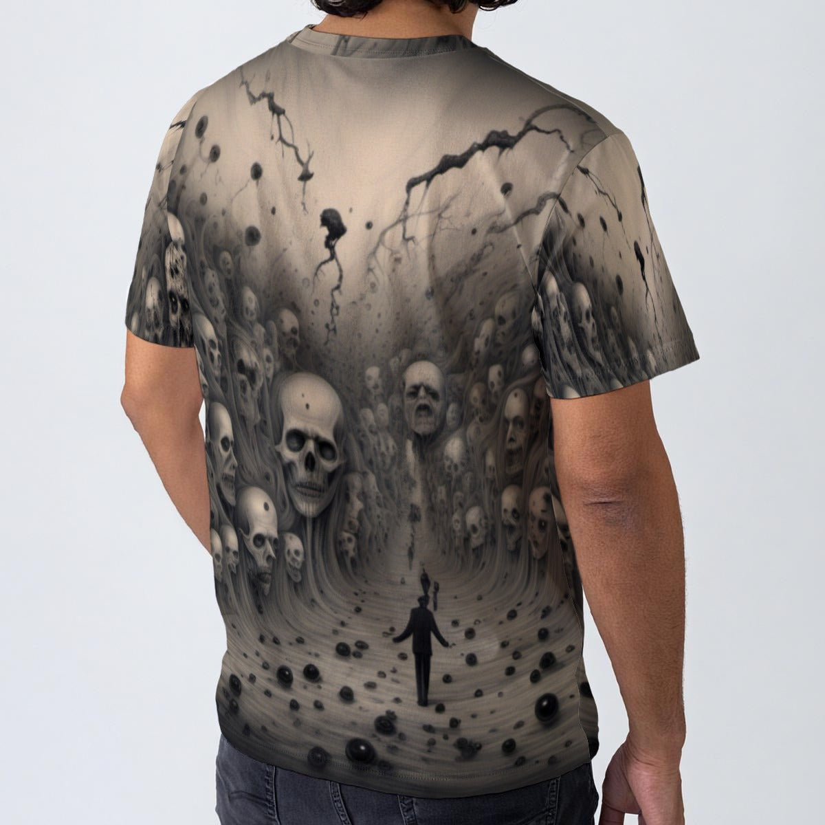 All-Over Print  Cotton T-Shirt