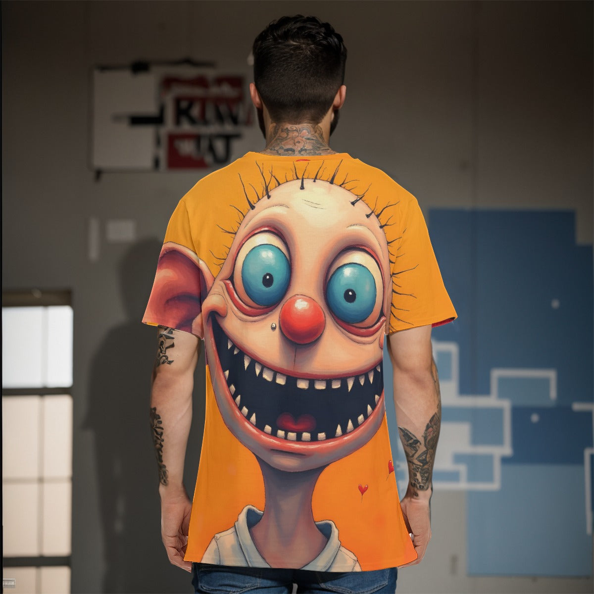 All-Over Print Men's O-Neck T-Shirt | 190GSM Cotton