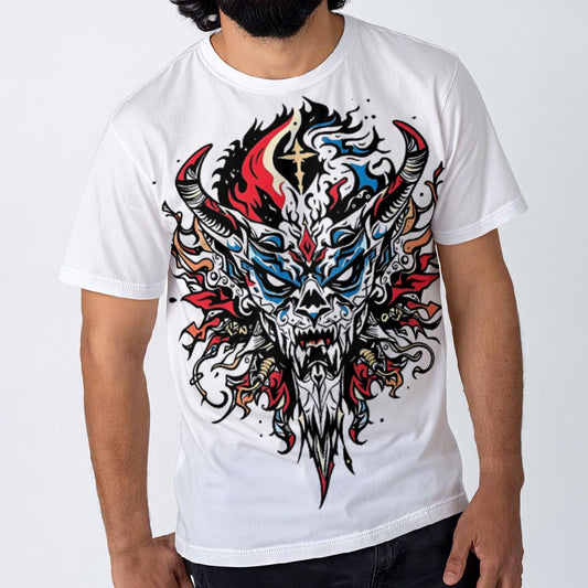 All-Over Print Men's O-Neck T-Shirt | 190GSM Cotton