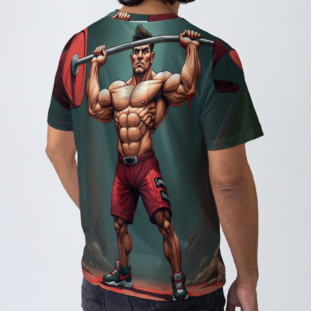 All-Over Print Men's O-Neck T-Shirt | 190GSM Cotton