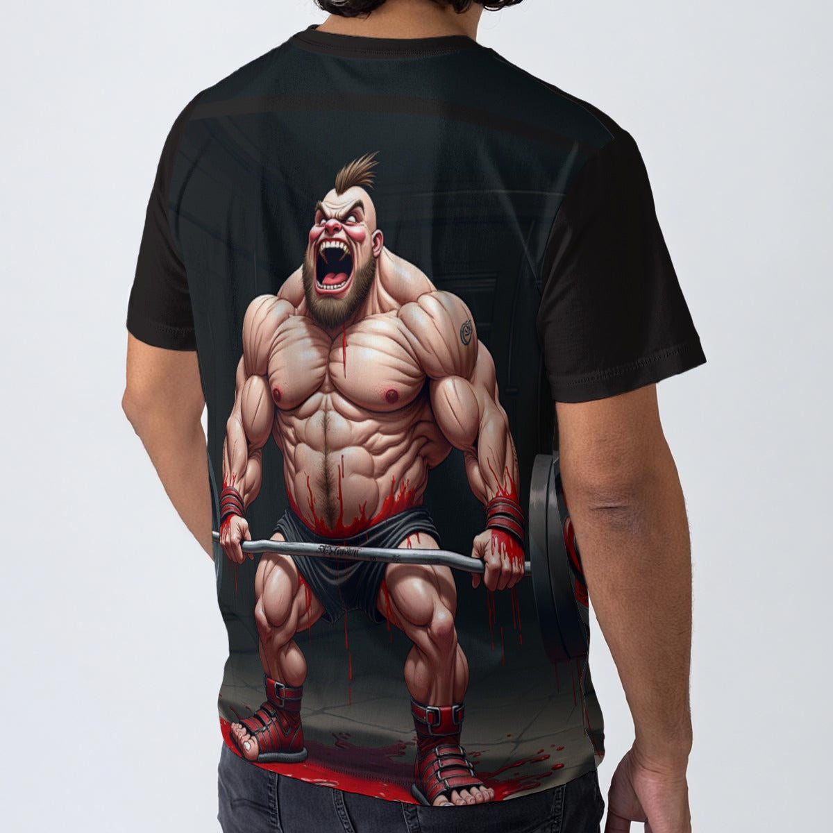 All-Over Print Men's O-Neck T-Shirt | 190GSM Cotton