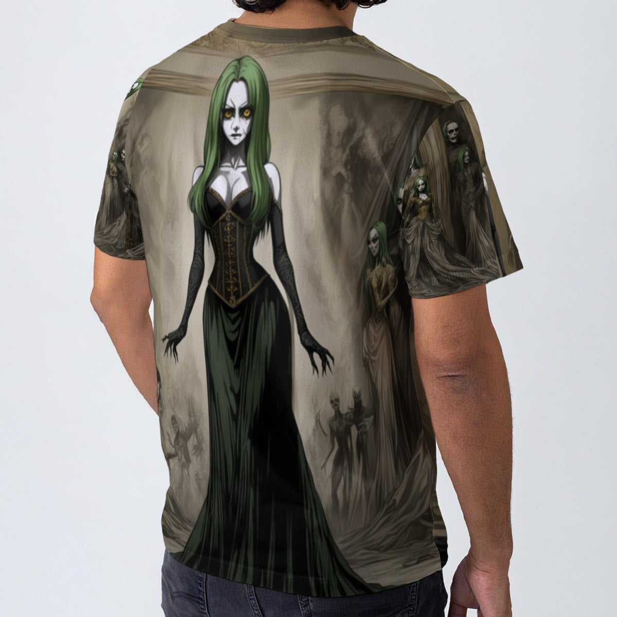 All-Over Print Men's O-Neck T-Shirt | 190GSM Cotton