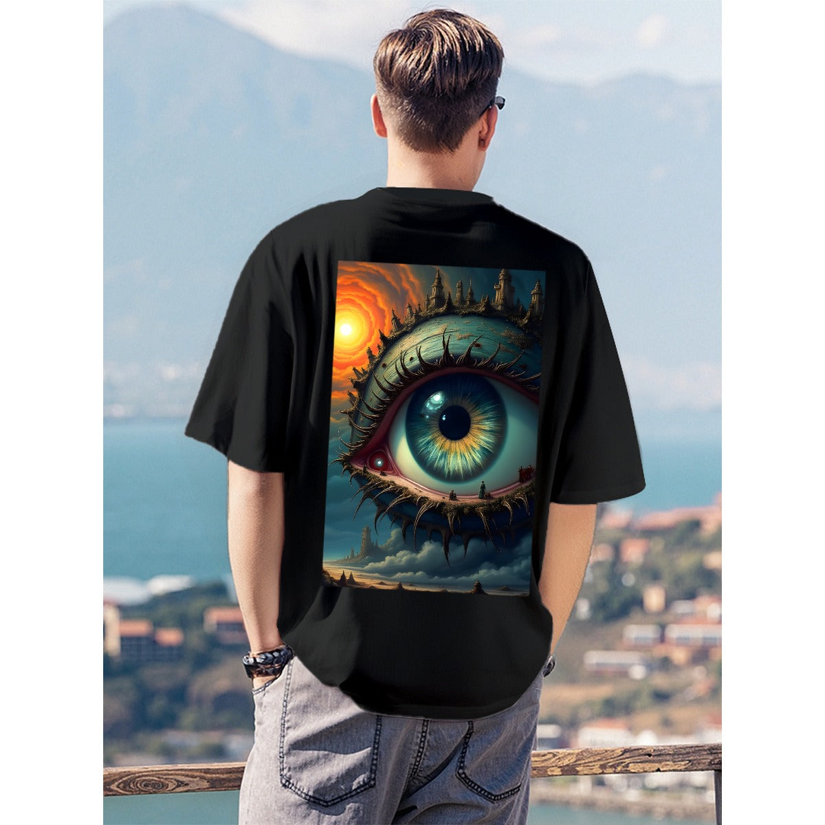 Men's T-Shirt  For The USA|180GSM Back DTF