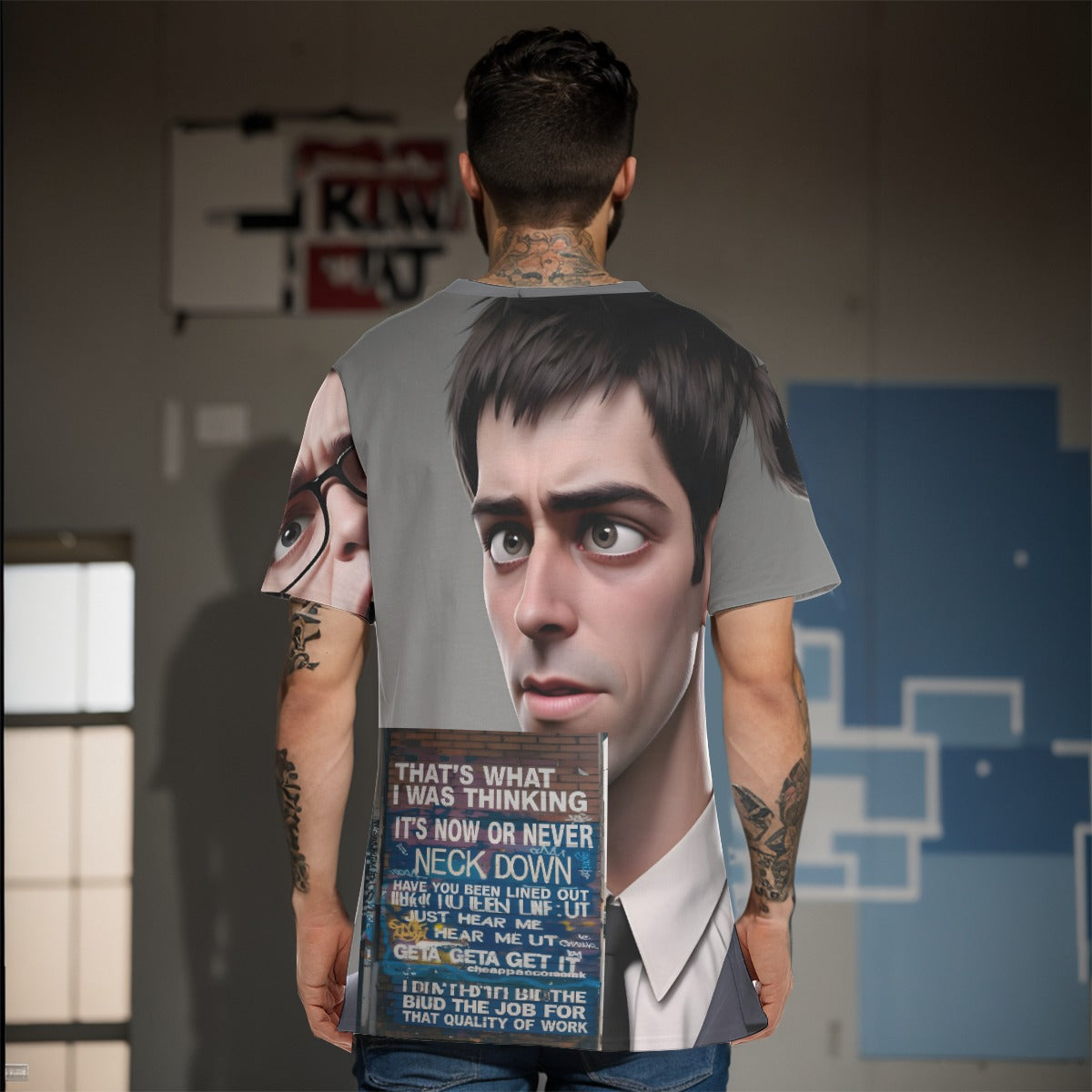 All-Over Print   O-Neck T-Shirt | 190GSM Cotton