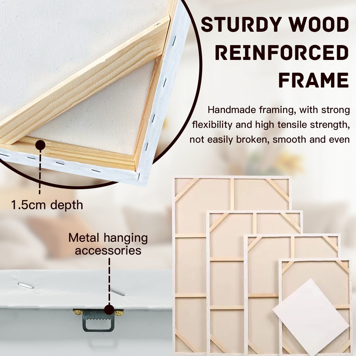 Framed Single-Piece Mural For The USA 3:2