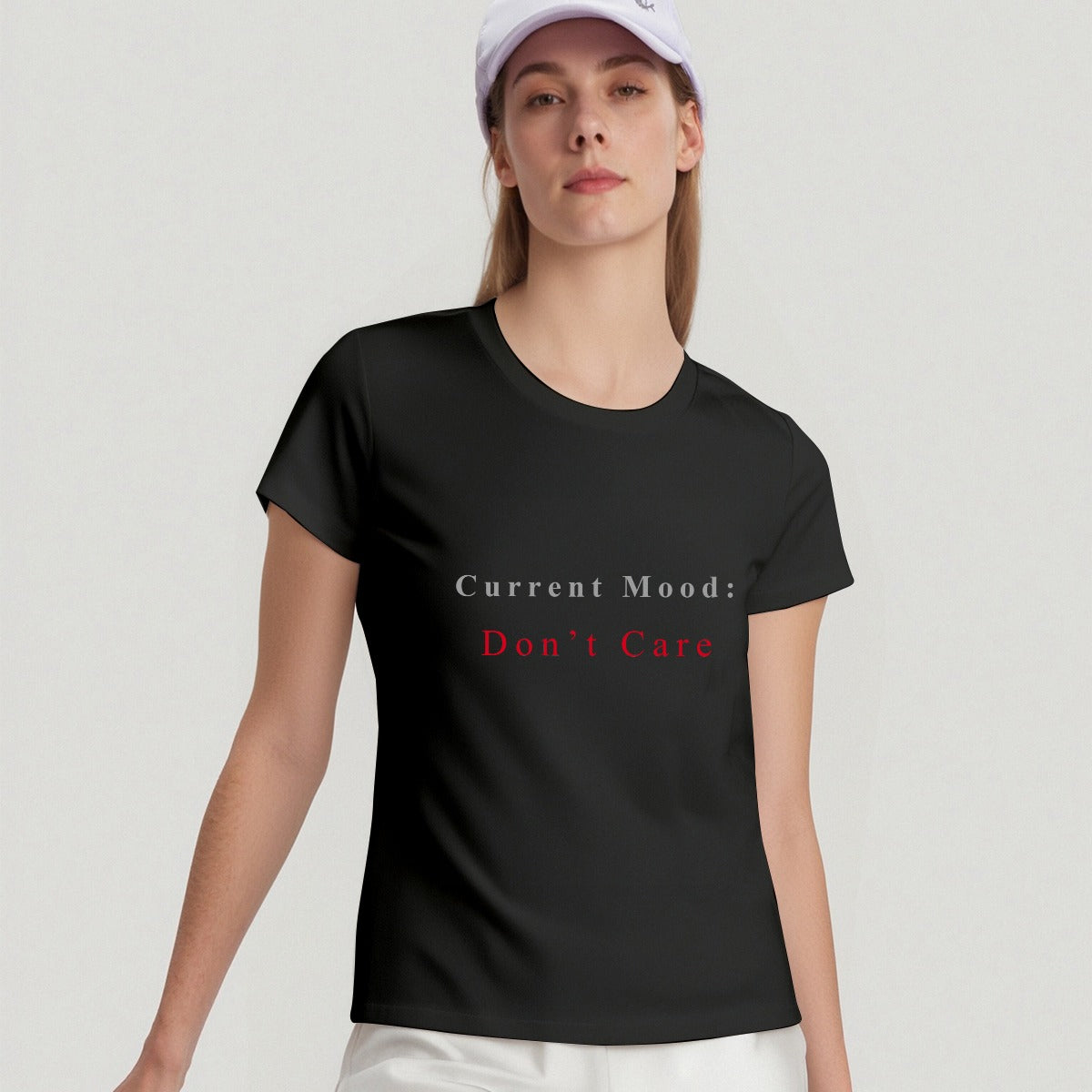 Women's Short-Sleeved  Cotton T-Shirt  USA