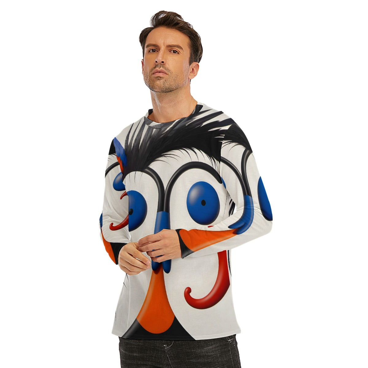 All-Over Print Long Sleeve T-Shirt | 190GSM Cotton